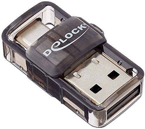 DeLOCK Adaptateur 2 en 1 USB 2.0 Bluetooth 4.0 à USB Type-C™ ou Type-A