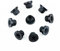 20 stücke 10mm Körpermutter Flansch Clips Kunststoff Hex Fastener Nieten Geeignet für Mercedes Benz 7 Serie 0039900251 Geeignet für BMW 16131176747