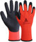 Hase Montage-/Arbeitshandschuh Neogrip in Orange, aus Polyacrylstrick und Strickbund, mit schrumpfgerauter Latex Beschichtung an Handinnenfläche und Fingerkuppen (120, 9)