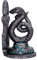 Nemesis Now Harry Potter Slytherin-Buchstütze, offizielles Lizenzprodukt, 20 cm, Kunstharz, Silber - Weihnachtsbaumanhänger