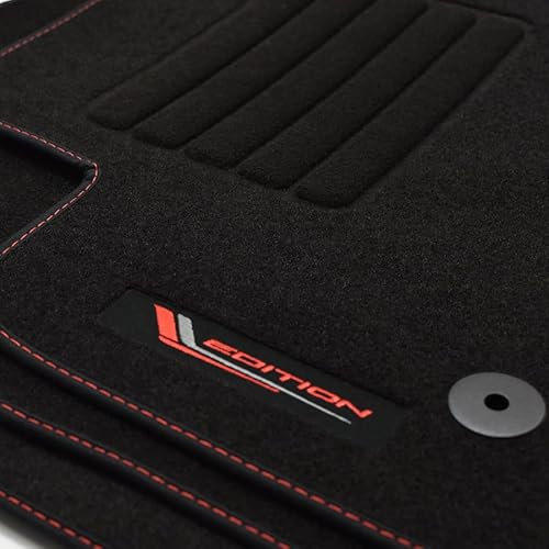 Mattenprofis Velours Edition Fussmatten geeignet für Ford S-Max 7 Sitz Bj.08/2010-2015 Vbr