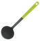 Fackelmann 687054 Louche, Louche de Cuisine, Ustensile de Cuisine, louche pour Soupe, Bioplastique, Vert, Gris, 32,5 x 8,7 cm