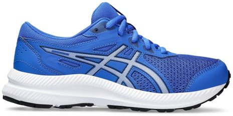 ASICS Contend 8 GS Sneaker, Illusion Blue/Pure Silver, 39.5 EU