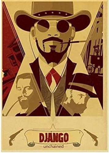 Poster Django Unchained Poster Filmplakat Kunst Wandbilder Poster Und Drucke Leinwand Malerei Home Decor 50X70Cm Kein Rahmen