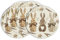 Artoid Mode Polka Dot Hasen Karotten Ostern 4er Set Platzsets, 37cm Frühling Küche Tisch Dekoration Drinnen Urlaub Party Dekor