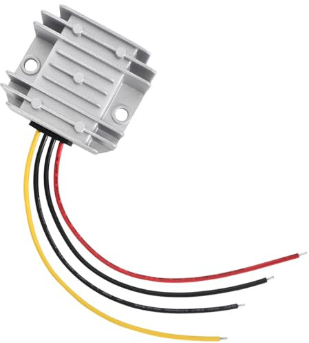 Convertitore di Tensione Impermeabile Stabilizzatore di Tensione DC-DC 12V, DC 8V-40V a 12V 3A 36W Regolatore di Tensione Step-down-up Automatico Convertitore di Potenza per Motore di Auto