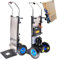 Carrello Elettrico A Mano - Scale su E Giù, Carrello Elettrico per Salire Scale, con Maniglia Telescopica, Motore Brushless da 1200 W, Batteria Rimovibile da 48 V/36 Ah, Carico da 400 kg