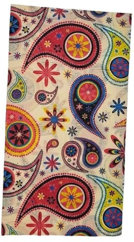 ware-direkt Multifunktionstuch Damen Herren Loop Schal Halstuch Schlauchschal (Paisley Flowers)