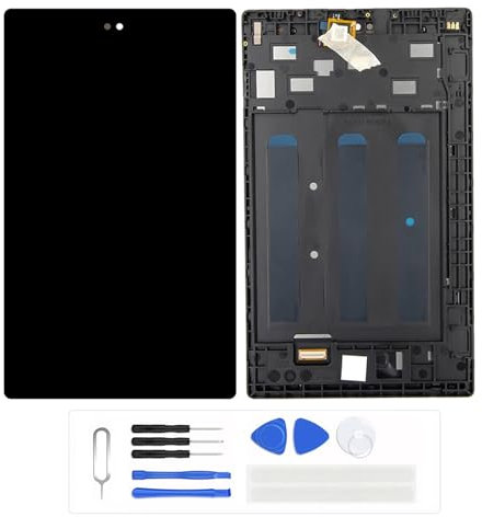 Generisch LCD Display für Amazon Fire HD8 HD 8 8th Gen 2018 L5S83A Ersatz Display LCD Touchscreen Digitizer Bildschirm Glas Schwarz mit Rahmen