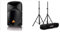 Behringer EUROLIVE B112D Sistema de Altavoces PA Activos de 2 vías y 12 & Audibax Neo 130 - Soportes Profesionales para Altavoces - Pareja de Trípodes para Altavoces - Bolsa