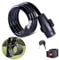 iHMeiju Bike Lock with 2pcs Keys, 4 Feet Bike Cable Lock, Thick Bike Lock Cable Coiled Secure Bicycle Lock Heavy Duty Bicycle Lock Cable for Strong Anti-Theft, Come with 1PCS Mounting Bracket.