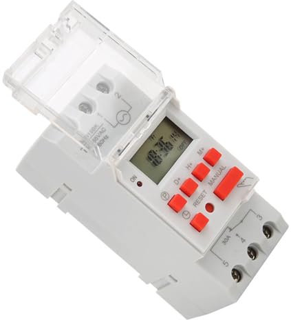 Minuteries, Minuteries TM919BK, Minuterie Numérique Programmable sur 7 Jours, 16 Programmes on Off par Jour, Fonction Compte à Rebours avec Minuterie