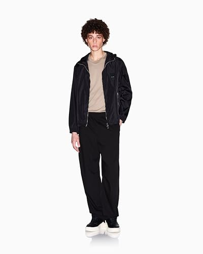 Armani Exchange Men's Icon Project, Logo Embossed Patch Jacket, black, L
