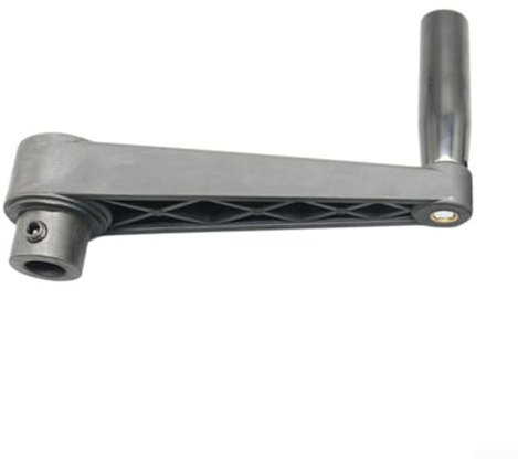 Zilimontt Kurbel mit rundem Loch, 8–16 mm, Handkurbel, Generator, mechanische Ausrüstung, Griff für Drehmaschine, Fräsmaschine, DIY-Projekte, Maschinenbetrieb (16 mm)