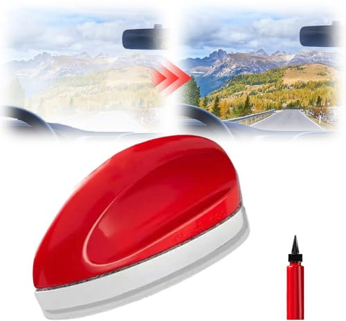 Auto Glass Bright Mouse Coating Plating, 2025 Neuer Einteiliger Scheibenreiniger Auto, Auto-Reinigungsbürste mit Ölfilm-Reiniger, Kraftvolle Reinigung, Geeignet für Autoglas, Fenster (2)