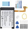 Fuworance Batteria di ricambio 300 mAh 3,8 V EB-BR730ABE compatibile con Samsung Galaxy Gear S2 3G SM-R730 SM-R735 GH43-04538B smartwatch, batteria ricaricabile agli ioni di litio ad alta capacità con