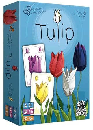 Blackrock Games Tulip – Kartenspiel – Gesellschaftsspiel – ab 8 Jahren – 2 bis 6 Spieler – intelligent und schnell – einfaches und schnelles Denkspiel – ideal für Familie oder unter Freunden – Die