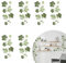 6pcs Ivy Wall Stickers for Home Decoration, Green Leaf Vine Decals for Bedroom, Living Room, Office, Removable Self-Adhesive Plant Wall Art