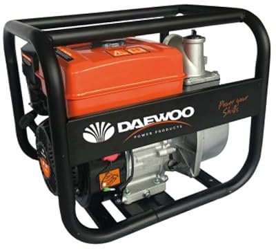 Daewoo Motobomba a Gasolina GAET50-6.5 HP, 196cc, Caudal 28.000 L/h, Elevación 26 m, Diámetro 2”, Succión 8 m, Tanques 4.5 L 700113