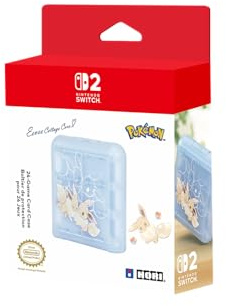 Hori Eevee Cottage Core Case for 24 Game Cards for Nintendo Switch 2, Officially Licensed by Nintendo and The Pokemon Company International
