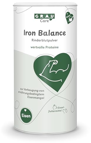 GRAU - Iron Balance, 1er Pack (1 x 600g), Ergänzungsfuttermittel für Hunde und Katzen