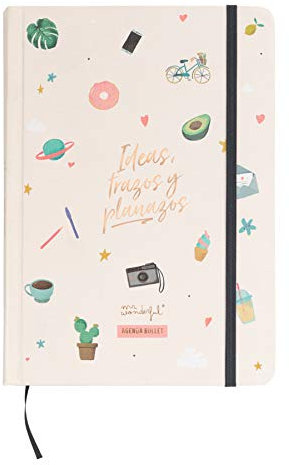 Mr. Wonderful Bullet Zeitloser Terminplaner, Striche und Planer, mehrfarbig, 0