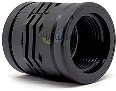 Suinga MANICO FILO FEMMINA PP 3/4 x 3/4. Prodotto certificato AENOR utilizzato in impianti idraulici, irrigazione e cantieri, nero