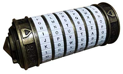 Mingfuxin Da Vinci Code Zylinderschloss Mini Cryptex Interessante Kreative romantische Geburtstagsgeschenke für Valentinstag Weihnachten