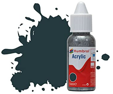 Humbrol DB0067 Acrylic Paint No 67 Matt Tank Grey - Matt