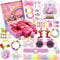 Adventskalender 2025 Kinder Mädchen, 24 Tage Weihnachts-Countdown-Geschenk Schmuck Adventskalender einschließlich Spielzeug und Haarschmuck, Geschenke für Mädchen
