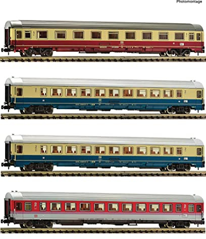 Fleischmann 881915 N Set di 4 auto passeggeri EC 145/148 Frans Hals della DB