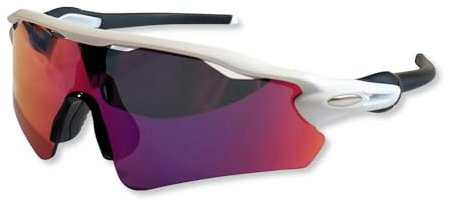 OLYSPM Fahrradbrille Herren,Fahrradbrille Damen,Sportbrille,Rennrad Brille mit Winddicht,Staubdicht,UV-Schutz,Blendschutz,Fahrrad Brille für Radfahren,Laufen,Klettern,Skifahren