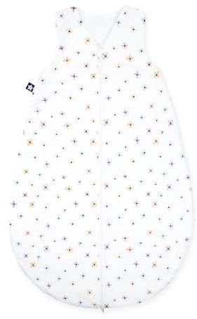 Julius Zöllner Schlafsack, warme Füllung 2,5 TOG, waschbar bei 60°C, Made in Germany, Oeko TEX Standard 100, Little Bloom, Gr. 70