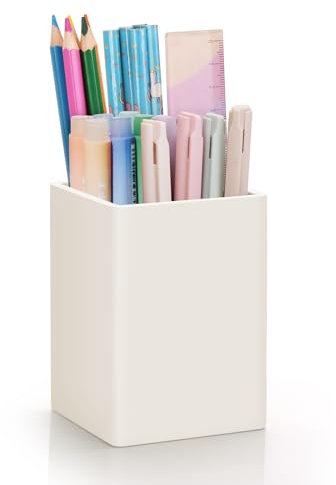 Stifthalter für den Schreibtisch, Nordic Elegance, quadratischer Silikon-Stifthalter, weicher, minimalistischer Schreibtisch-Stiftehalter, wasserdicht, multifunktional, Bürobedarf für Zuhause, Kinder