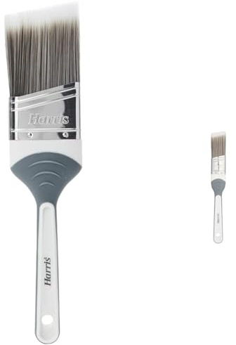 Harris Seriously Good Walls & Ceilings Cutting In Angled Paint Brush 2 & 102011002 Seriously Good Walls and Ceilings Angled NO-LOSS Paint Brush, 1