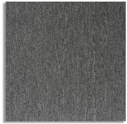Carpet Tiles 50x50 cm 20 Pack 5 Square Meters for Home Office Living Room Bedroom Commercial Floor (Dark Grey)
