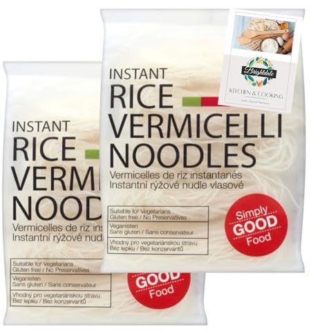 Instant Noodle Bundle with Mama Instant Vermicelli Noodles 225g 2 Pack + Brightdale Kitchen Booklet