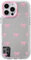 NITITOP Compatible with iPhone 12 Pro Max Case Cute Glossy Mirror Little Bowknot Pattern for Women Girls Ribbon Design Pink Lens Bezel Design Shockproof Silver Protective Phone Cover - Pink