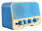 Amplificador de Guitarra Eléctrica con Canales Duales, 5.0, y Puerto - Portátil y Recargable en (Blue)