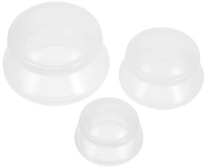 LRXIYODE Ventouses en Silicone pour Massage Corporel Lot de 3 Dispositif de Thérapie par Ventouses Utilisables sur Bras Épaules Dos Taille Jambes Outil de Soin à Domicile