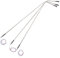 Gogogmee 3Pièces Lampadaire Miniature de Décoration pour Micro Paysage Lampe LED pour Bricolage