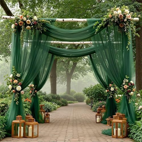 75cmx800cm Hochzeitsbogen Traubogen Vorhang Hochzeit Tüll Deko Bogen