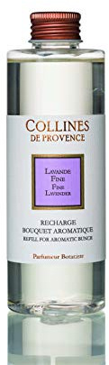 Collines de Provence Recharge Lavande Fine 200ml, Transparent 4,5cm x 4,5cm x 14,5cm