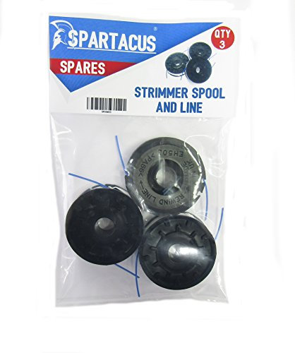 Spartacus 3x Spool & Line 1.5mm Trimmer Line 2 x 5m Fits Titan TTB586GTM