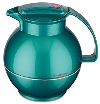 ROTPUNKT Isolierkanne 360 Sissy 1,0 l I langlebig I hochwertig langanhaltender Geschmack I Glaseinsatz I Kaffeekanne I Teekanne I Büro 24 Std heiß 36 Std kalt I Shiny Hummingbird