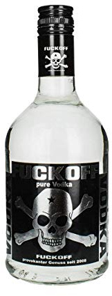 Fuckoff Pure Vodka 0,7 Liter 40% Vol.