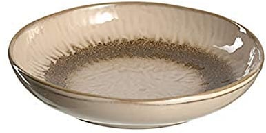 Leonardo Matera Tiefer Keramik-Teller, Spülmaschinengeeignet Mit Glasur, Runder Steingut, Ø 20,7 cm Beige, 018536