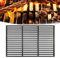 HENGMEI Gusseisen Grillrost Gussrost 40 x 60 cm Markengrillrost Emailliert Grillgitter Grill Grillaufsatz für Holzkohlegrill, Gasgrill