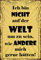 Schatzmix Spruch Ich Bin Nicht auf der Welt, um… Metallschild Wanddeko 20x30cm tin Sign Blechschild, Blech, Mehrfarbig, 20x30 cm