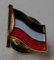 Anstecker Pin Flagge schwarz weiß rot, ein Paar/zwei Stück